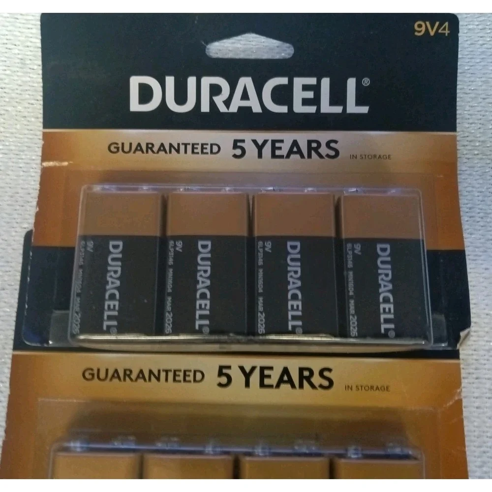 Duracell 9v Batteries 8 Pack Bundle in 2019 Package